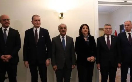 AK Parti ve DEM Parti İmralı heyetinden Terörsüz Türkiye görüşmesi