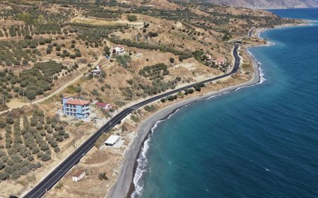 Tekirdağ'da Uçmakdere-Şarköy kara yolu etap etap yenileniyor