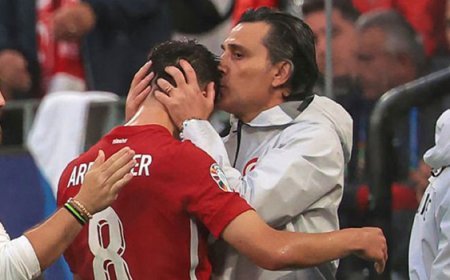 Arda Güler'den Vincenzo Montella'ya veda!