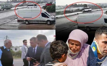 17 yaralının olduğu kazada valinin şoföre izlettiği görüntü! Olay yerinde dikkat çeken anlar