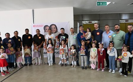 'Baba-Kız' atölyesinde renkli görüntüler