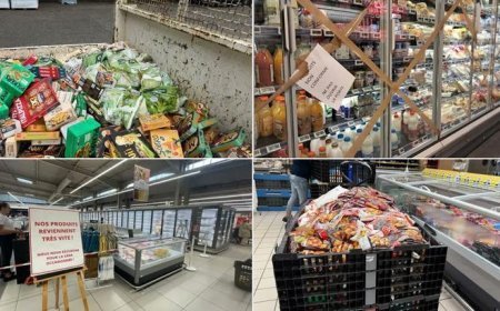 Süpermarketlerde kabus! Soğutucuların sıcaklığı 50 dereceye çıktı, tonlarca ürün imha edildi