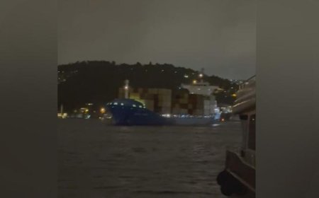 İstanbul Boğazı'nda sürüklenen gemi kurtarıldı