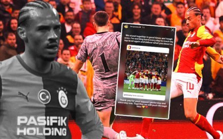 Eleştirilerin hedefindeki Sane'den Galatasaray taraftarına mesaj!