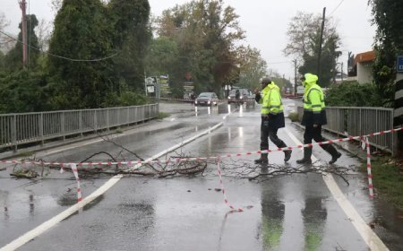 Sağanak yağış köprüyü vurdu: Çökme tehlikesi nedeniyle trafiğe kapatıldı