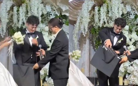 Düğünde gelinden büyük sürpriz! Damat görünce gözyaşlarına boğuldu: 'Gerçek aşk budur'