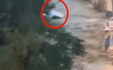 Sarıyer’de selde kayboldu. Ahmet Derin’in sürüklendiği anların görüntüsü ortaya çıktı
