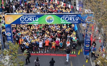 Çorlu’nun İlk Yarı Maratonu Katılımcılardan Tam Not Aldı