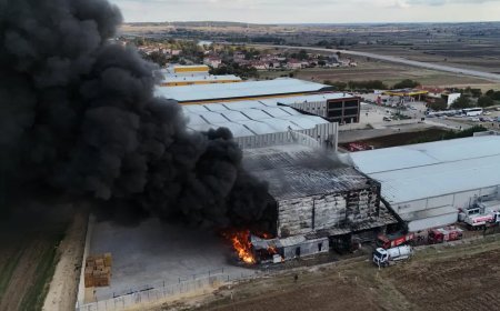 Kırklareli'nde ilaç fabrikasında yangın