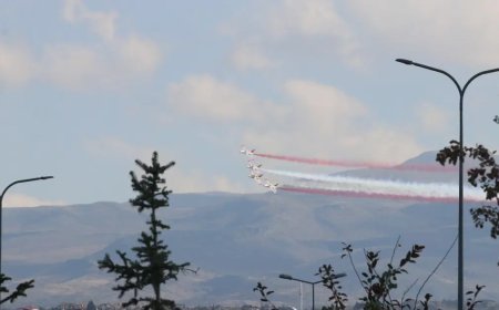 Türk Yıldızları Kayseri'de gösteri uçuşu yaptı