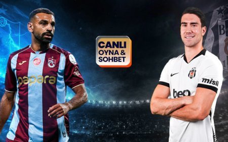 Trabzonspor, Beşiktaş’ı ağırlıyor! Dev maçın heyecanı canlı sohbet ile Misli’de