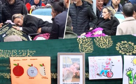 Yoğun bakımdan sedyeyle çıktı, kızına gözyaşlarıyla veda etti