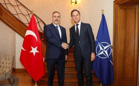Dışişleri Bakanı Hakan Fidan, NATO Genel Sekreteri Rutte ile görüştü