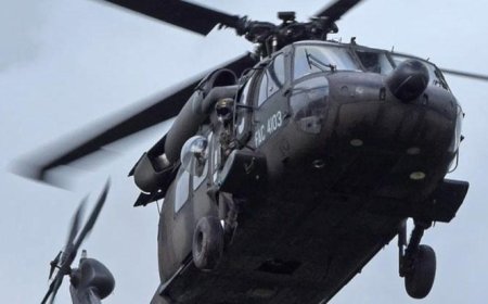 Kolombiya'da askeri helikopter düştü: 19 personel yaralandı