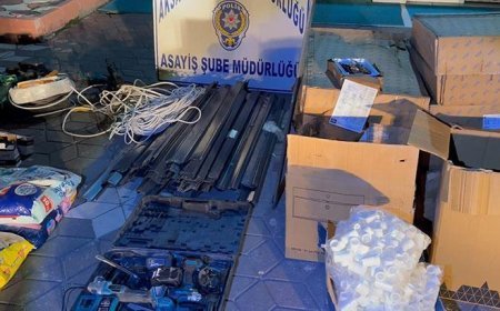 Aksaray'da inşaat ve tır hırsızı operasyonla yakalandı