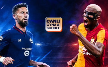Galatasaray, Şampiyonlar Ligi'nde Lille deplasmanında! Kritik maçın heyecanı canlı sohbet ile Misli'de