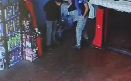 MESEM öğrencisini oto tamirhane işletmecisi tekme tokat darbetti; o anlar kamerada