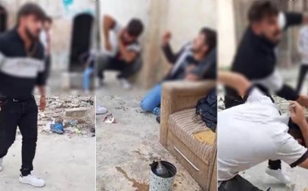 Şanlıurfa’da metruk evde maganda dehşeti! 1 kişi, 4 kişiyi darbetti; o anlar kamerada