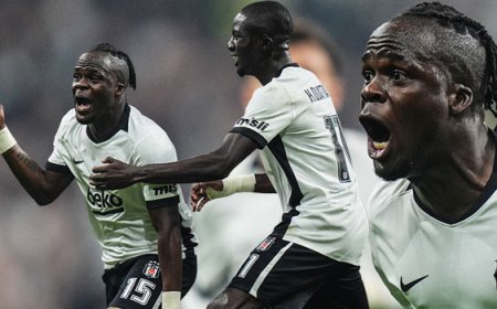 Beşiktaş-Crystal Palace maçının kahramanı Olaitan, ilke imza attı! Muhteşem gol