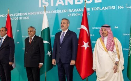 Türkiye-Mısır-Pakistan-Suudi Arabistan Dışişleri Bakanları 7'nci Toplantısı İstanbul'da gerçekleştirildi