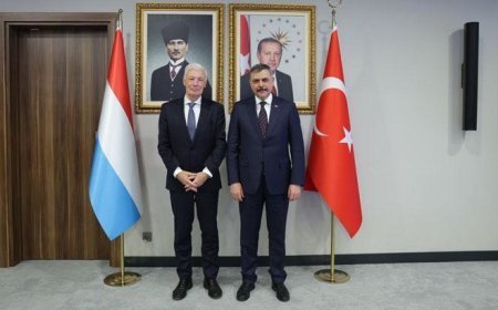İçişleri Bakanı Çiftçi, Lüksemburg Temsilciler Meclisi Başkanı Wiseler ile görüştü
