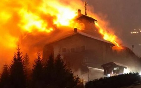 Hitler'in 'Kartal Yuvası' olarak biliniyordu! Alevler içinde kaldı