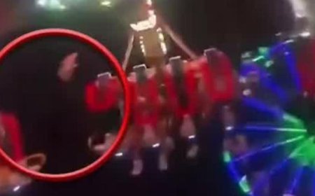 Eğlenmek için gitmişlerdi kabusu yaşadılar! Lunaparkta dehşet anları kamerada