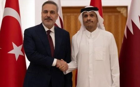 Dışişleri Bakanı Hakan Fidan, Katar Başbakanı ve Dışişleri Bakanı Al Sani ile görüştü