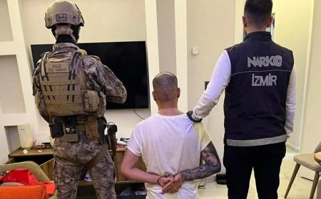 Almanya'nın aradığı suç makinesi İzmir'de yakalandı