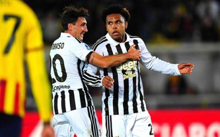 Lecce 0-2 Juventus (İtalya Serie A)