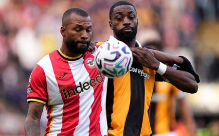 Hull City 1-1 Brentford (İngiltere Premier Lig)