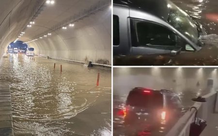 Kuvvetli sağanak İstanbul'u vurdu.
Yeni tehlike için alarm verildi, akşam saatlerine dikkat