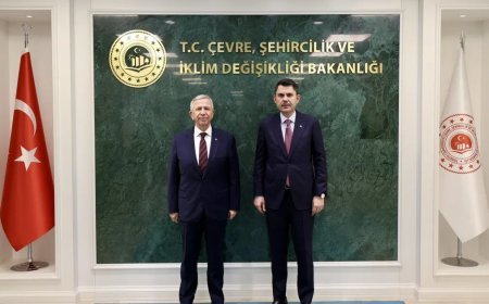 Bakan Kurum ile Mansur Yavaş görüştü