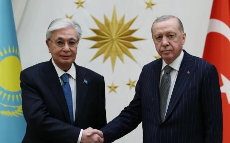 Cumhurbaşkanı Erdoğan ve Kazakistan Cumhurbaşkanı Tokayev bir araya geldi
