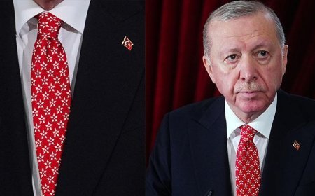 Cumhurbaşkanı Erdoğan'dan 29 Ekim'de KAAN mesajı! Kravatındaki detay dikkat çekti