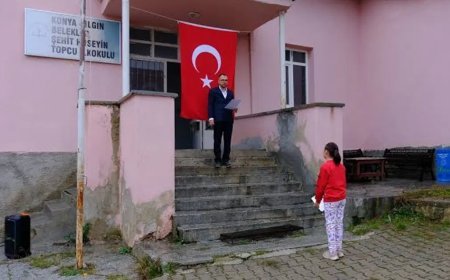 Tek öğrencisi olan okulda tören: "İşte Cumhuriyet tam olarak budur"