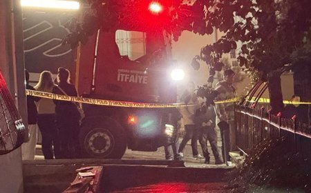 Ankara Çankaya'da korkutan doğalgaz patlaması! Ev bir anda alevlere teslim oldu