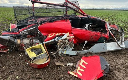 ABD'de iki helikopter havada çarpıştı! Sıcak görüntü