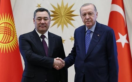 Cumhurbaşkanı Erdoğan, Kırgızistan Cumhurbaşkanı Caparov ile görüştü