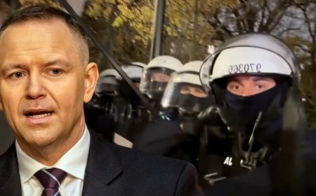 Polonya'da halka sokak çağrısı! Cumhurbaşkanı ülkede yokken Anayasa Mahkemesini polis bastı