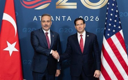 Atlanta'da kritik temas! Dışişleri Bakanı Hakan Fidan ve ABD'li mevkidaşı Marco Rubio ile görüştü