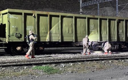 Yük treninde kimyasal sızıntı alarmı! Ekipler harekete geçti: Karantinaya alındı