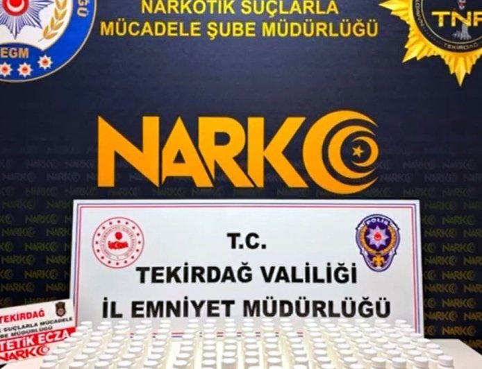 Tekirdağ’da uyuşturucu operasyonu; 25 tutuklama