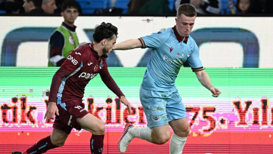Trabzonspor, dostluk maçında Drogheda United'a kaybetti