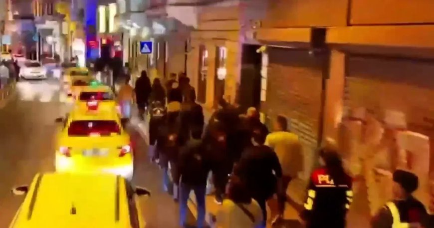 Beyoğlu'nda hanutçu, değnekçi, dilenci operasyonu