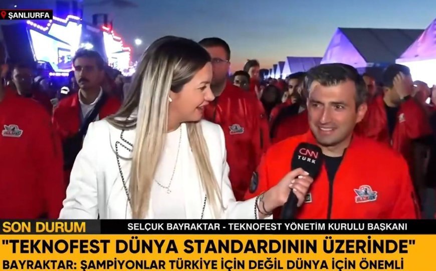 Selçuk Bayraktar TEKNOFEST Şanlıurfa'da CNN Türk'e konuştu: Dünya standardının üzerinde!