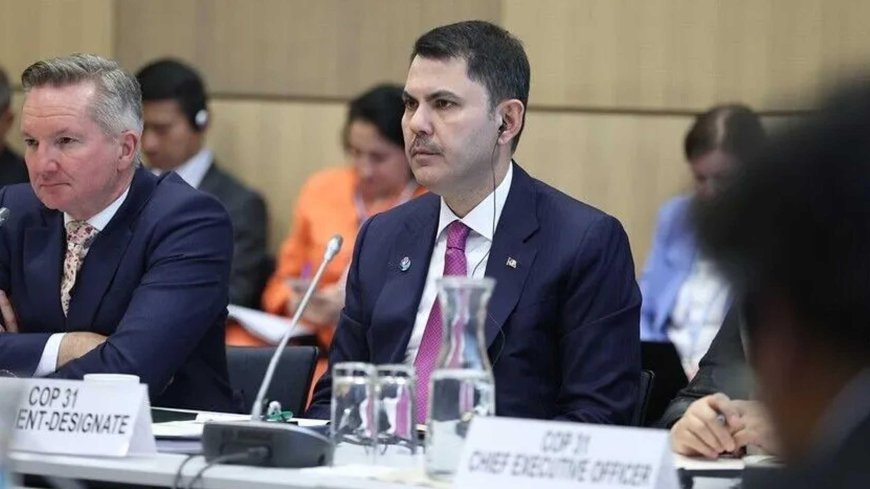 Bakan Kurum, Pre-COP Zirvesi'ne başkanlık edecek