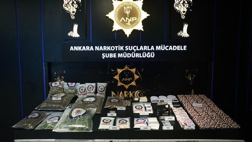 Ankara’da uyuşturucu operasyonu! 95 şüpheliden 32’si tutuklandı, binlerce hap ele geçirildi