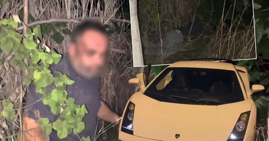 10 milyonluk lüks araçla kaçtı, çalılıkta uyurken bulundu. "Horladım mı?"