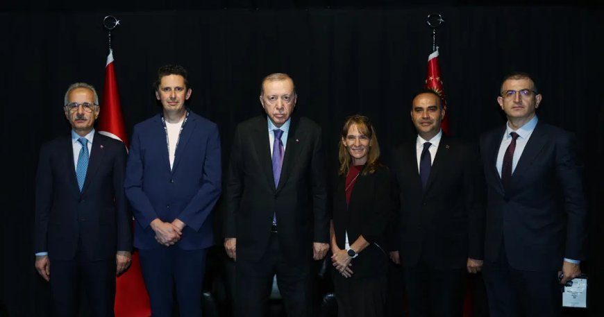 Cumhurbaşkanı Erdoğan, SpaceX üst düzey yöneticilerini kabul etti